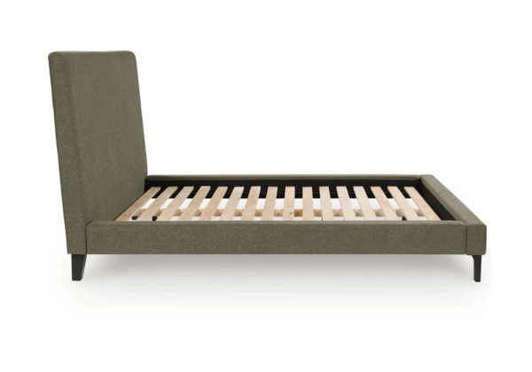 Chirason Green King Upholstered Bed w/ Roll Slats - Image 3