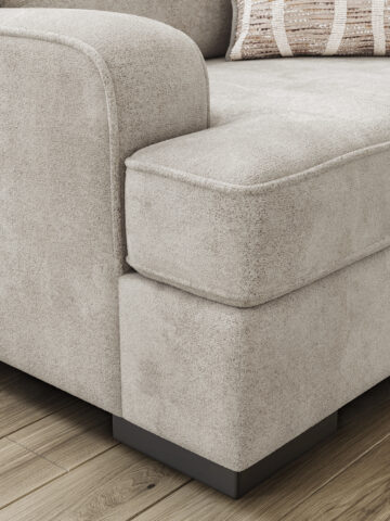 Alternative view of High Profile Taupe Sofa