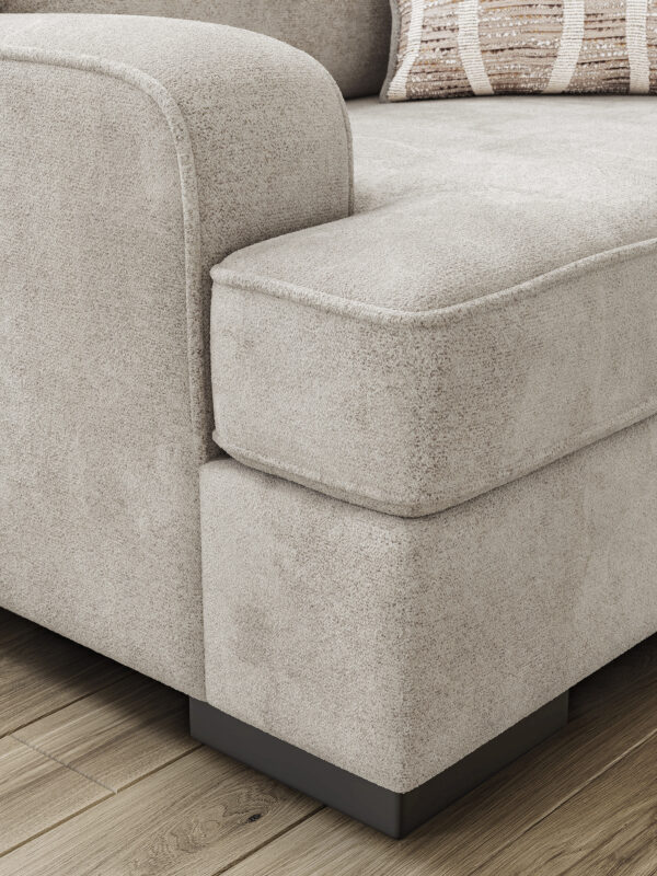 High Profile Taupe Sofa - Image 2