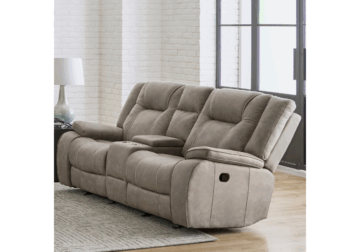 Alternative view of Griffin Brown Glider Reclining Loveseat