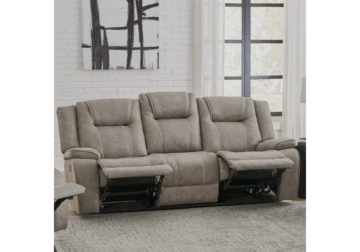 Alternative view of Griffin Brown Glider Reclining Sofa