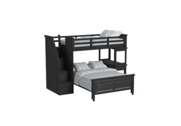 Alternative view of Hampton Kids Charcoal Full Bookcase Bed