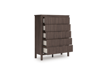 Alternative view of Pamytta Brown Five-Drawer Chest