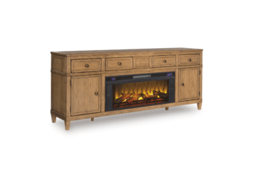 Alternative view of Sharlance Extra Large TV Stand w/ Fireplace
