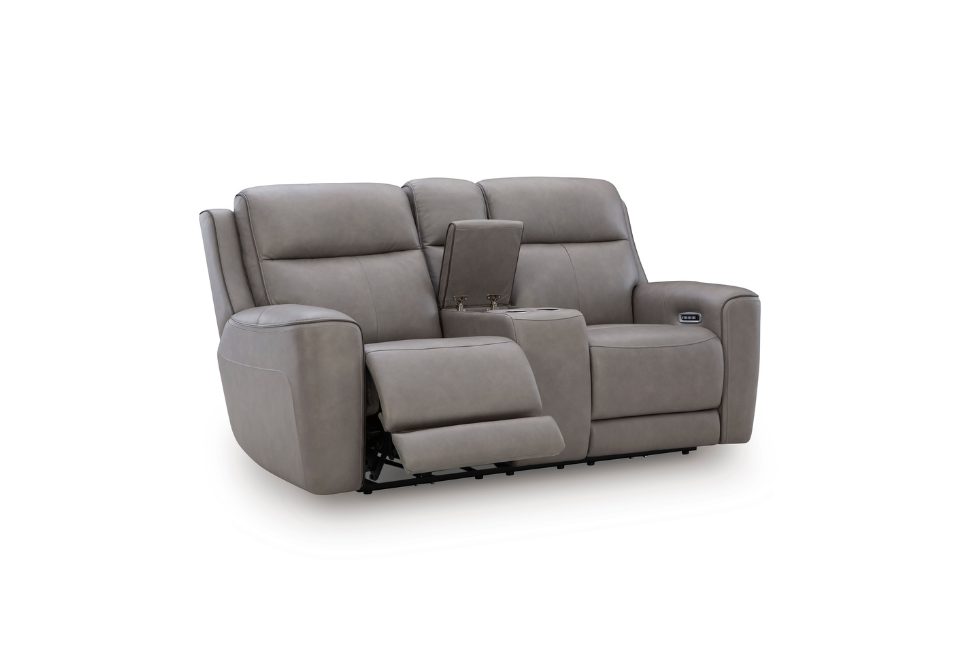 5Z-Comfort Coin Power Reclining Loveseat with Adjustable Headrest