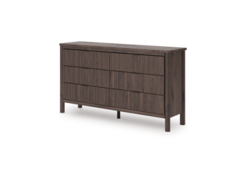Pamytta Brown Six-Drawer Dresser