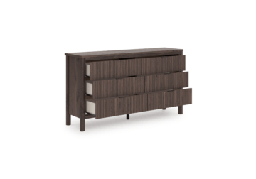 Alternative view of Pamytta Brown Six-Drawer Dresser