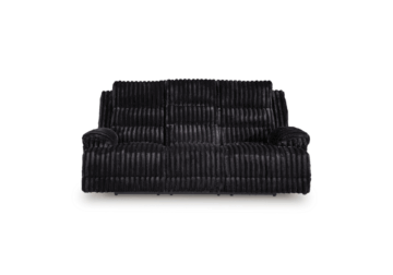 Alternative view of Rhines Falls Onyx Reclining Power Sofa W/dropdown Table