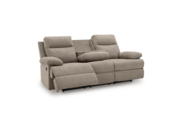 Alternative view of Side-Swipe Mocha Reclining Sofa