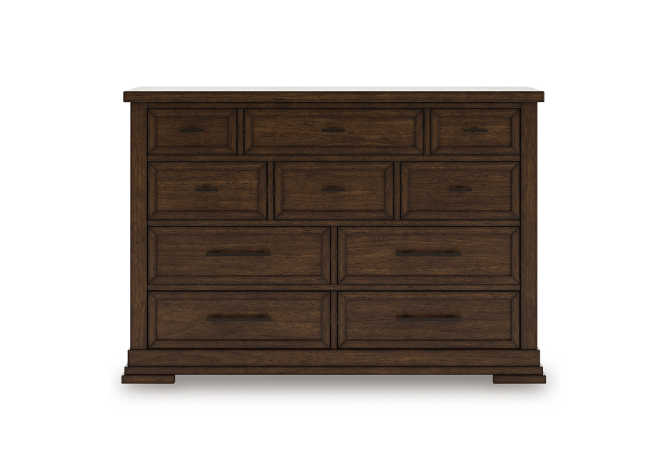 Taffenbrook Brown Six-Drawer Dresser