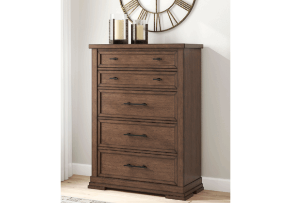 Taffenbrook Brown Queen Five-Piece Set - Image 3