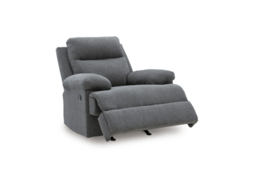Alternative view of Side-Swipe Charcoal Rocker Recliner