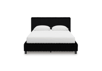 Alternative view of Zuraleus Black King Upholstered Bed