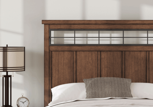 Taffenbrook Brown Queen Panel Storage Bed - Image 5