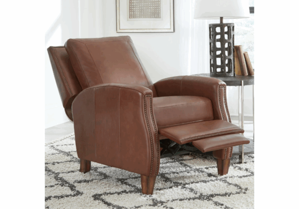 Ranger Brown Manual Pushback Recliner - Image 3