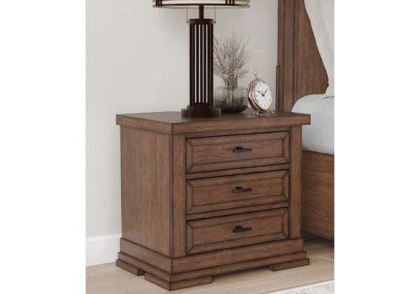 Taffenbrook Brown Queen Five-Piece Set - Image 4