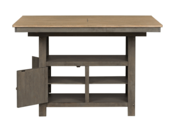 Alternative view of Lindsey Farm Gray Gathering Table w/ 4 Stools