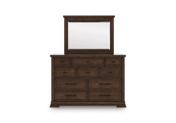 Taffenbrook Brown Mirror - Image 3