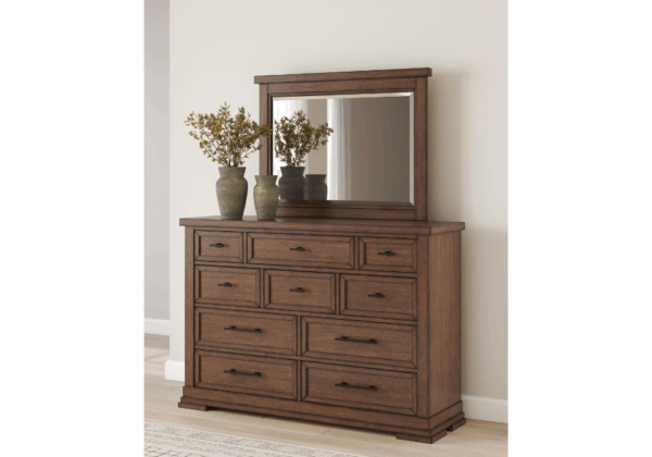 Taffenbrook Brown Queen Five-Piece Set - Image 2