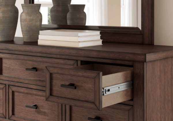 Taffenbrook Brown Six-Drawer Dresser - Image 3