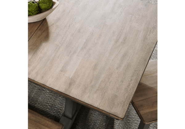Lindsey Farm Gray Gathering Table w/ 4 Stools - Image 4