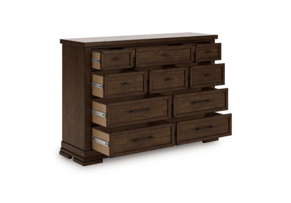 Taffenbrook Brown Six-Drawer Dresser - Image 2