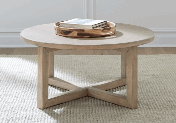 Proximity Place Buff Round Cocktail Table - Image 2