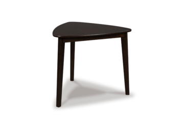 Alternative view of Mallenette Merlot Triangle Table Set