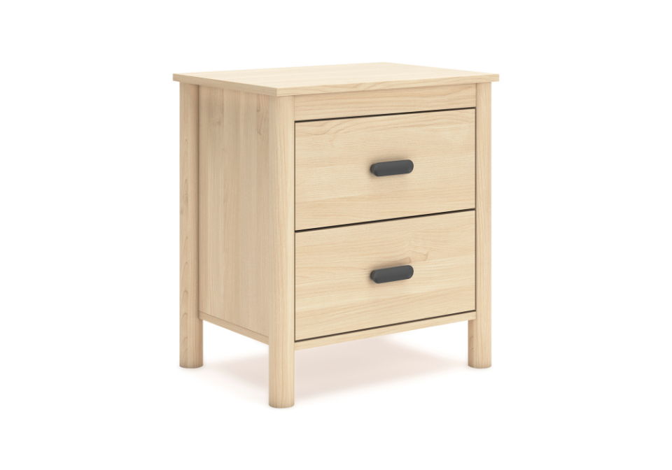 Cabinella Tan Five Drawer Nightstand