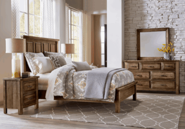 Maple Road Syrup Queen Bedroom Set