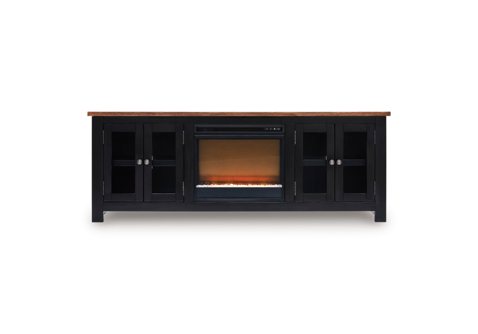 Wildenauer 76" TV Stand with Electric Fireplace