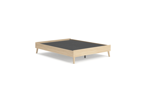 Cabinella Tan Queen Platform Bed - Image 2