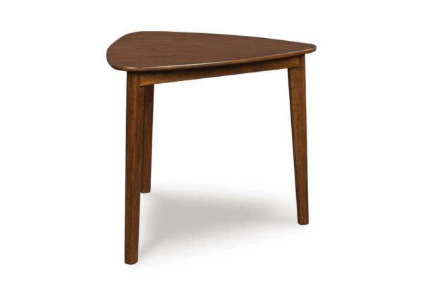 Tameride Brown Triangle Dining Room Table w/ 2 Chairs - Image 3