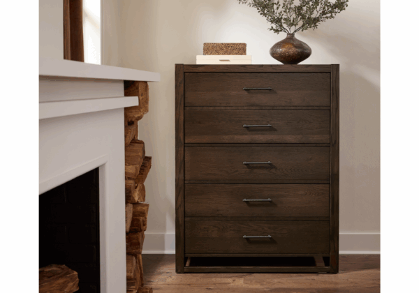Lodge & Loft Dark Oak Queen 5 Piece Set - Image 8