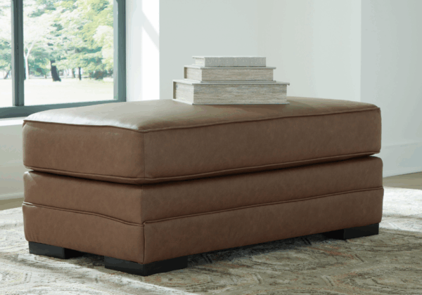 VillaCourt Caramel Ottoman - Image 2