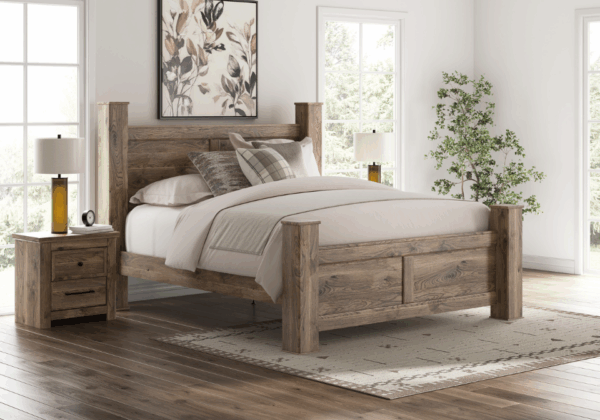 Rusticott Brown King 4-Piece Set - Image 5