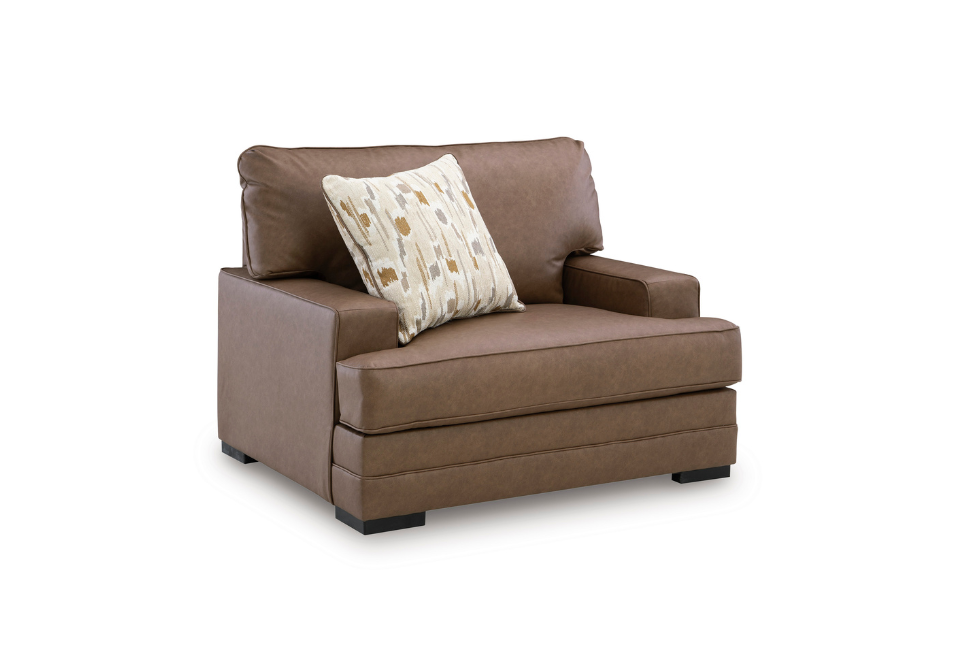 VillaCourt Caramel Chair and a Half