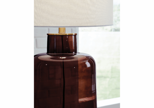 Mette Brown/Gold Finish Glass Table Lamp (1/CN) - Image 2