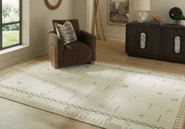 Alternative view of Dot Cream Large Rug