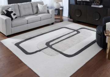 Alternative view of Davismour Ivory/Charcoal Large Rug