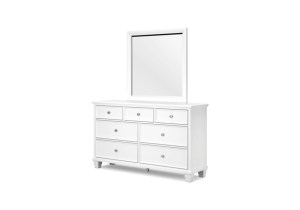 Fortman White Mirror - Image 4