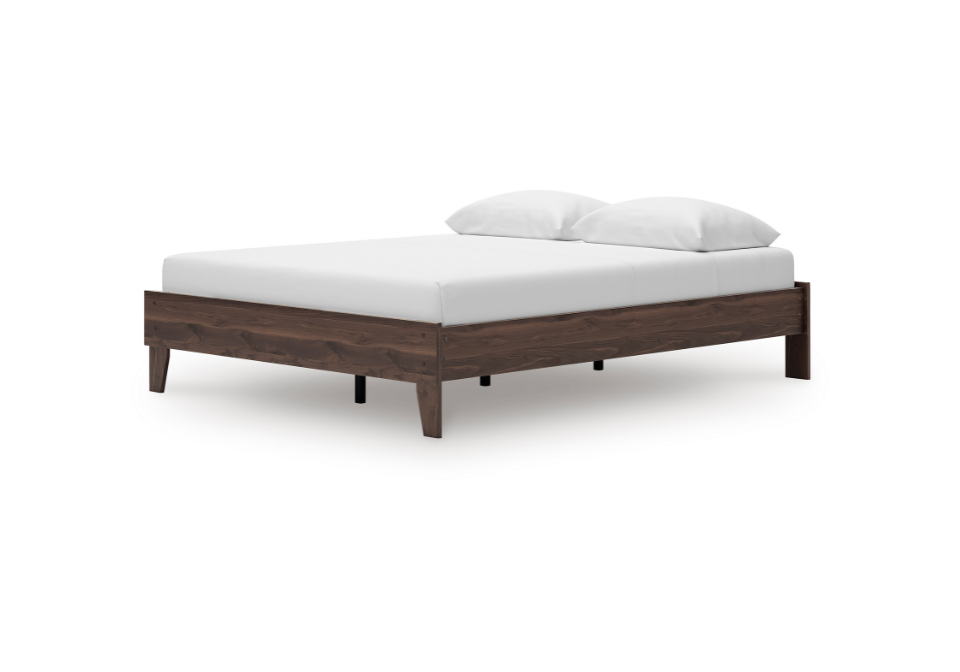 Calverson Mocha Queen Platform Bed