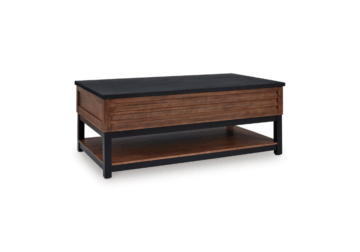 Alternative view of Kallari Warm Brown Lift-Top Cocktail Table