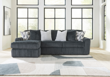 Midnight-Madness Gunmetal 2-Piece Sectional