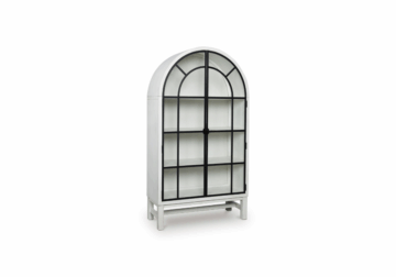 Greddinton White Display Cabinet