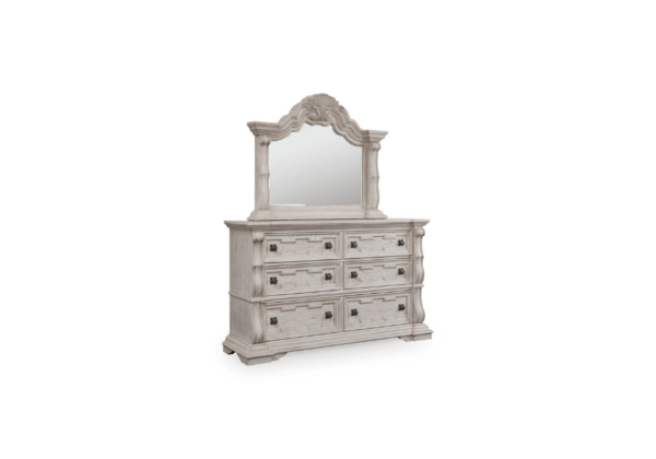 Bruchandi Antique White Dresser - Image 2