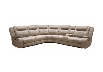 Alternative view of Griffin Brown Reclining 6-Piece Sectional