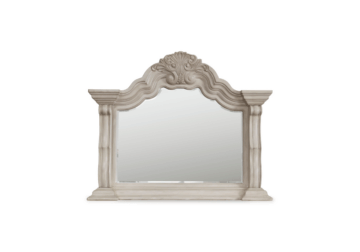 Alternative view of Bruchandi Antique White Mirror