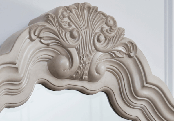 Bruchandi Antique White Mirror - Image 3