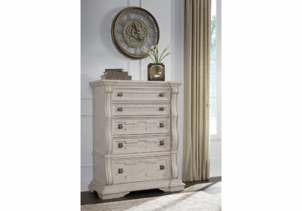 Bruchandi Antique White King Five-Piece Set - Image 5